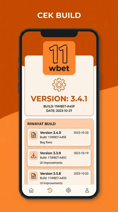 Riwayat Versi Terbaru Aplikasi 11wbet untuk Android