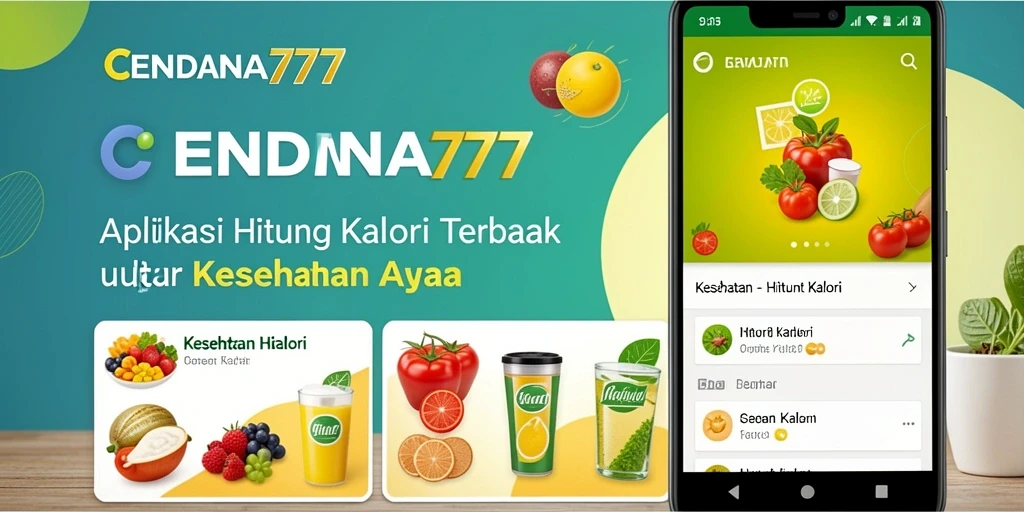 Antarmuka intuitif CENDANA777 untuk menghitung kalori harian.
