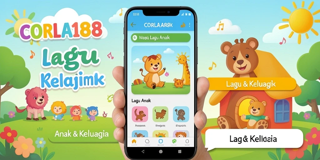 Tampilan antarmuka pengguna CORLA188 yang ramah anak
