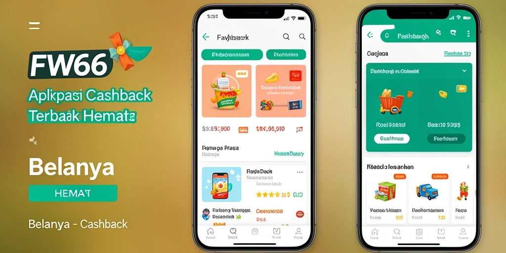 Tampilan antarmuka FW66 yang intuitif dan mudah digunakan untuk cashback.