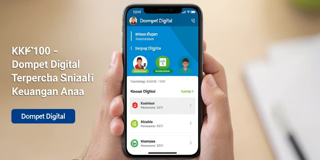 Tampilan antarmuka KPK100 yang intuitif dan mudah dipahami.