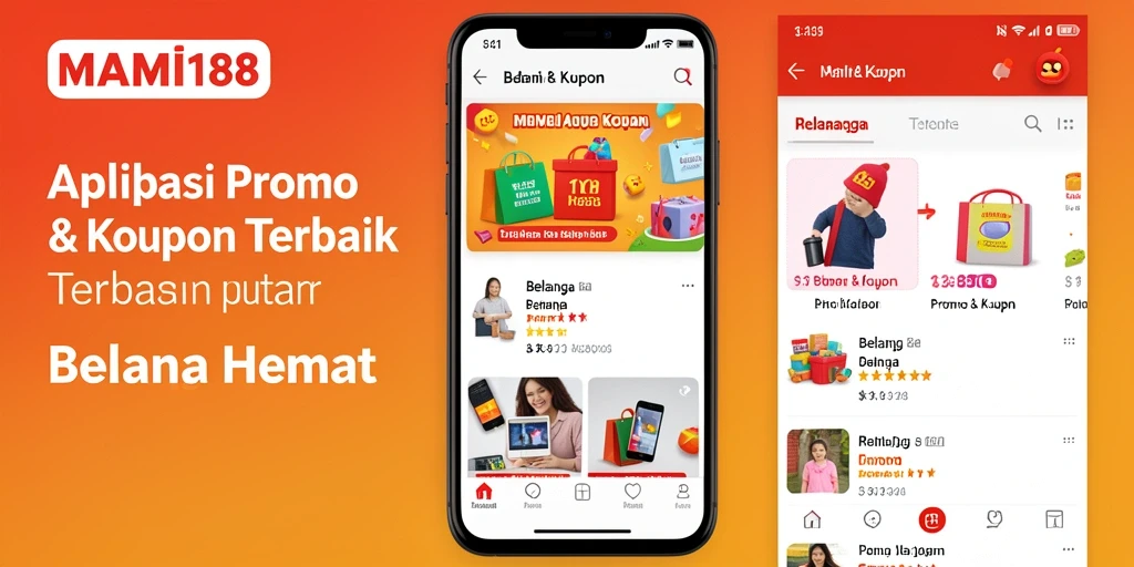 Antarmuka aplikasi MAMI188 yang memudahkan penggunaan kupon.