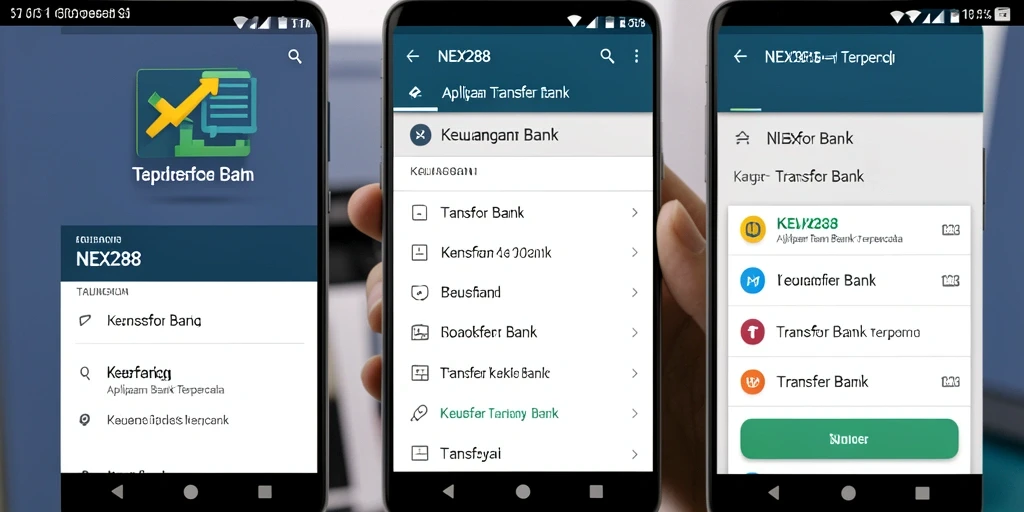 Tampilan antarmuka pengguna NEX288 yang intuitif dan fungsional.